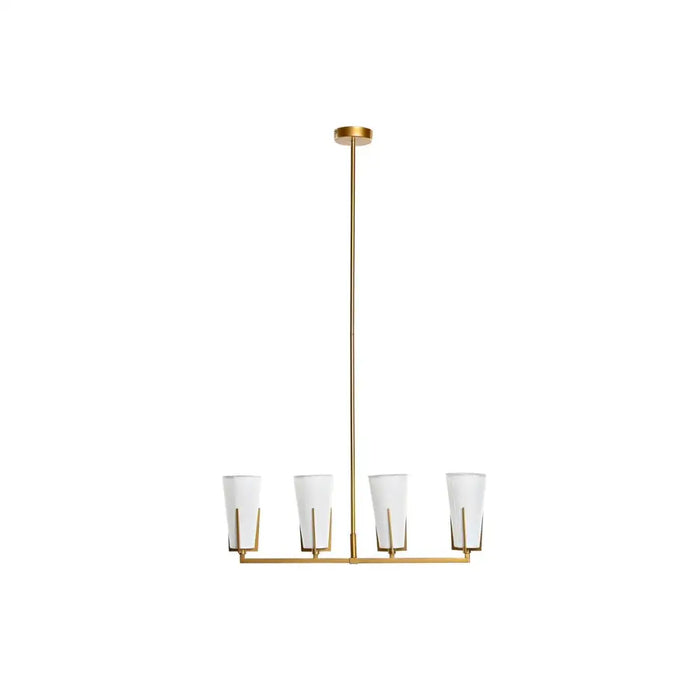 Ceiling Light DKD Home Decor Golden White (67 x 14 x 22 cm) - Декорация и Осветление<<<Дом