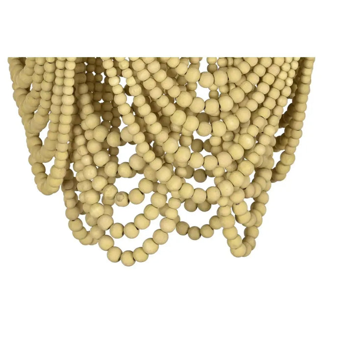 Ceiling Light DKD Home Decor Metal Brown Yellow 50 W MDF Wood (35 x 35 x 95 cm) - Декорация и Осветление<<<Дом