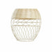 Ceiling Light DKD Home Decor Metal White Light brown Rattan 50 W (30 x 30 x 38 cm) - Декорация и Осветление<<<Дом