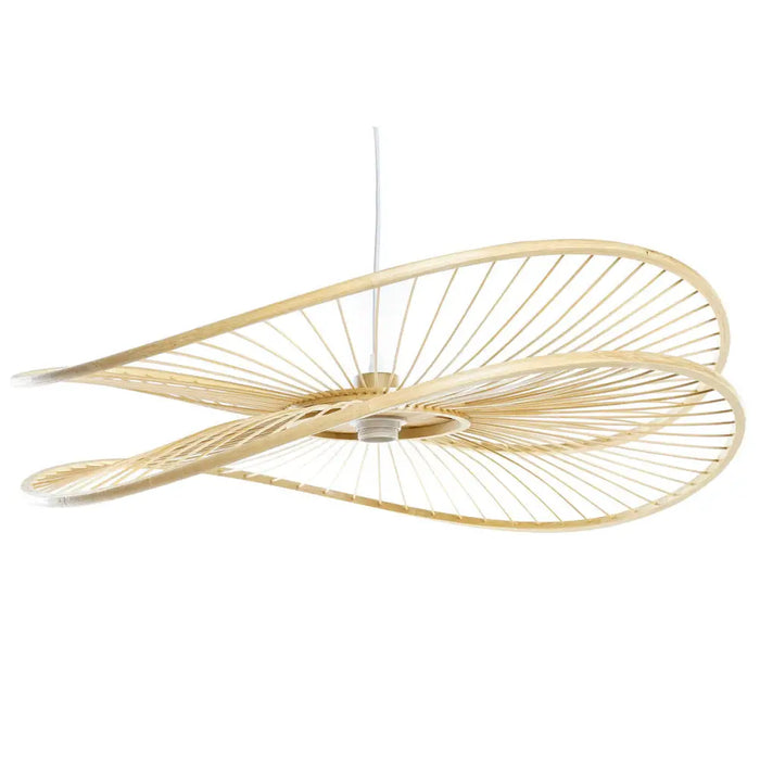 Ceiling Light DKD Home Decor Natural Bamboo 50 W 70 x 65 x 23 cm - Декорация и Осветление<<<Дом