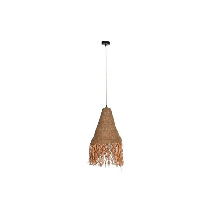 Ceiling Light DKD Home Decor Natural Iron 50 W Jute (44 x 44 x 67 cm) - Декорация и Осветление<<<Дом