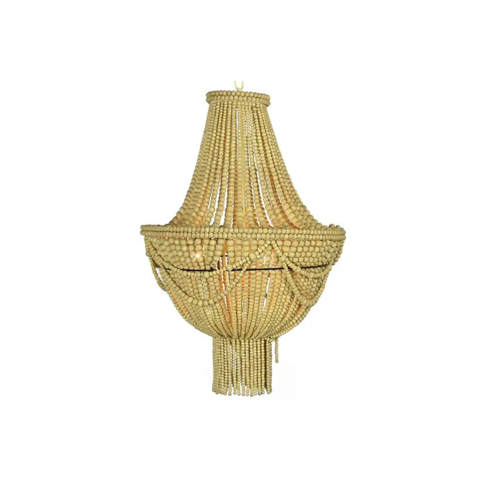 Ceiling Light DKD Home Decor Yellow Brown Metal MDF Wood 40 W 50 x 50 x 73 cm - Декорация и Осветление<<<Дом