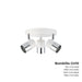Ceiling Light EDM 32013 Moon Metal Metal / Crystal 50 W 20 x 7,6 x 12,6 cm White - Декорация и Осветление<<<Дом
