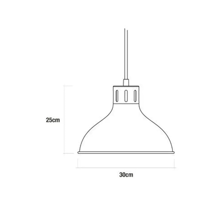 Ceiling Light EDM 32111 Ceiling Light Metal 60 W (30 x 25 cm) - Декорация и Осветление<<<Дом