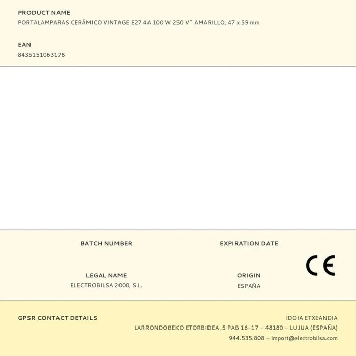 Ceiling Light F-line 100 W E27 Yellow - Декорация и Осветление<<<Дом Градина<<<BigBuy&&&Лампи<<<Декорация и