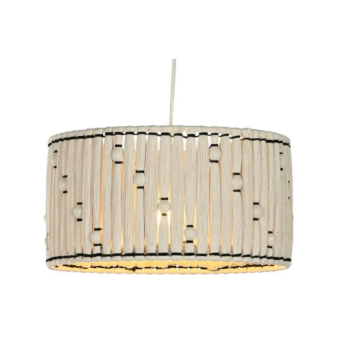 Ceiling Light Home ESPRIT Black Jute 50 W 39 x 39 x 21 cm - Декорация и Осветление<<<Дом