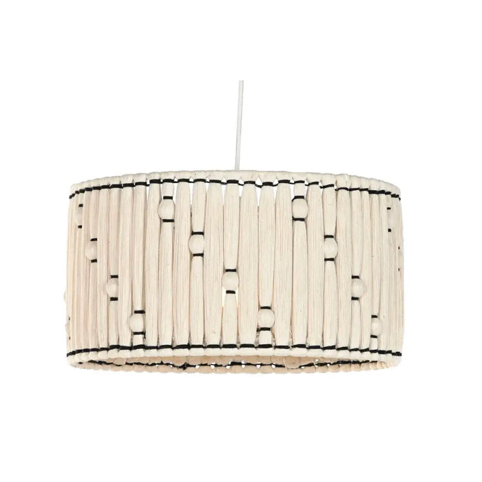 Ceiling Light Home ESPRIT Black Jute 50 W 39 x 39 x 21 cm - Декорация и Осветление<<<Дом