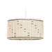 Ceiling Light Home ESPRIT Black Jute 50 W 39 x 39 x 21 cm - Декорация и Осветление<<<Дом