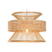 Ceiling Light Home ESPRIT Brown Bamboo 50 W 40 x 40 x 30 cm - Декорация и Осветление<<<Дом