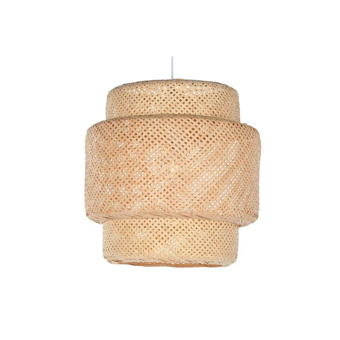 Ceiling Light Home ESPRIT Light brown Bamboo 50 x 50 x 55 cm - Декорация и Осветление<<<Дом