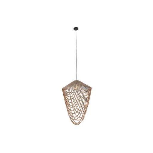 Ceiling Light Home ESPRIT Light brown Jute Wood 67 x 67 x 100 cm - Декорация и Осветление<<<Дом