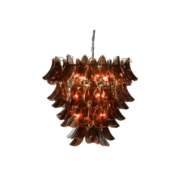 Ceiling Light Home ESPRIT Brown Silver Crystal Steel 25 W 80 x 80 x 80 cm - Декорация и Осветление<<<Дом
