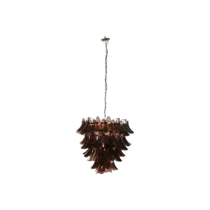 Ceiling Light Home ESPRIT Brown Silver Crystal Steel 25 W 80 x 80 x 80 cm - Декорация и Осветление<<<Дом