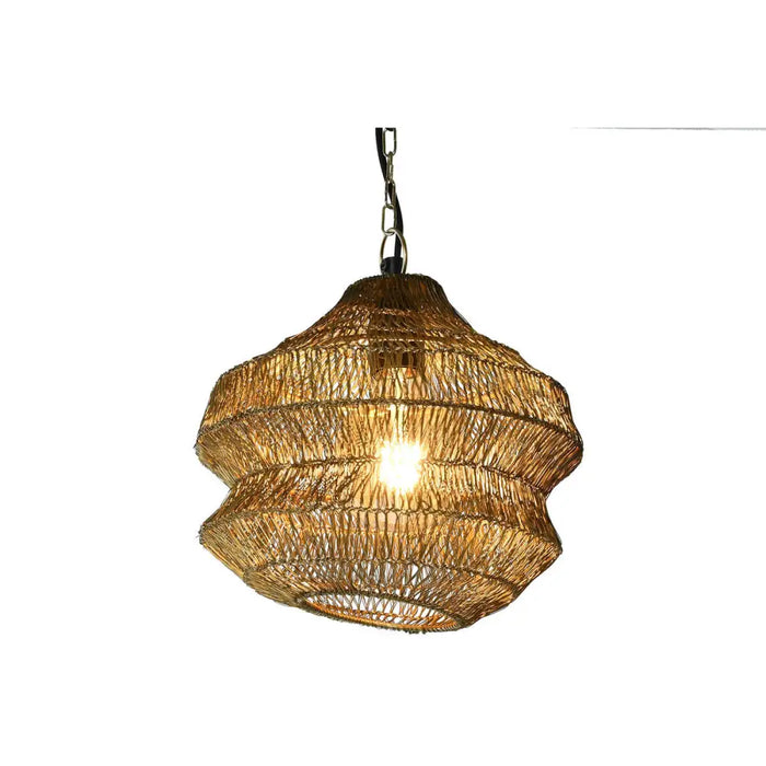 Ceiling Light Home ESPRIT Golden Metal Iron 50 W 26 x 26 x 24 cm - Декорация и Осветление<<<Дом