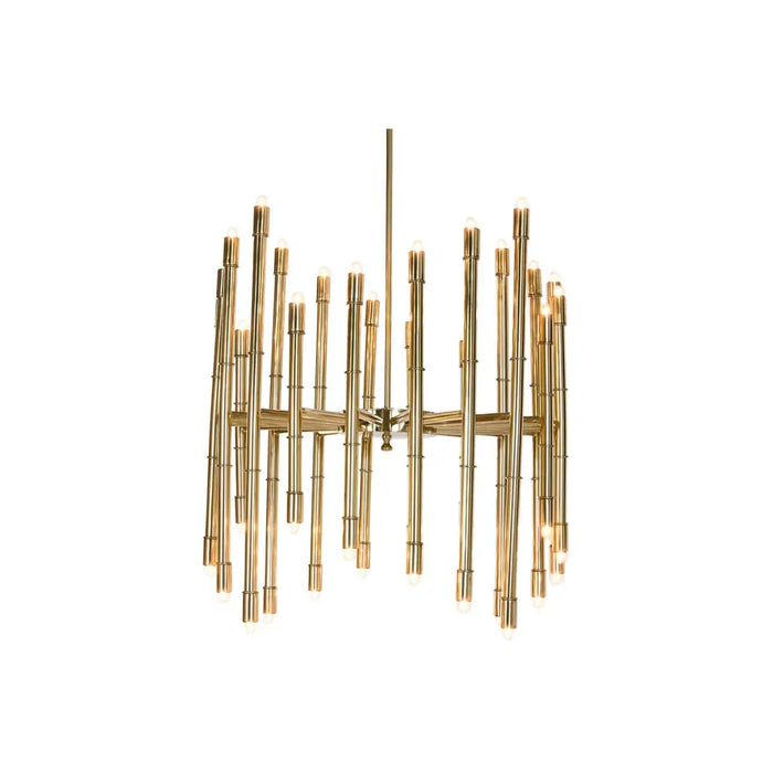 Ceiling Light Home ESPRIT Golden Metal Steel 74 x 74 x 138 cm - Декорация и Осветление<<<Дом