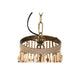 Ceiling Light Home ESPRIT Natural Jute Metal 50 W 50,5 x 50,5 x 148 cm - Декорация и Осветление<<<Дом