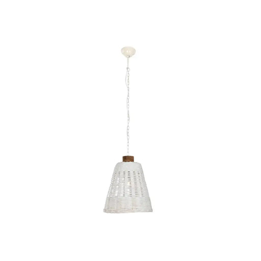 Ceiling Light Home ESPRIT White Bamboo Mango wood 50 W 48 x 48 x 57 cm - Декорация и Осветление<<<Дом