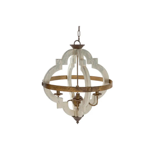 Ceiling Light Home ESPRIT White Bronze Iron Fir 40 W 63 x 63 x 74 cm - Декорация и Осветление<<<Дом