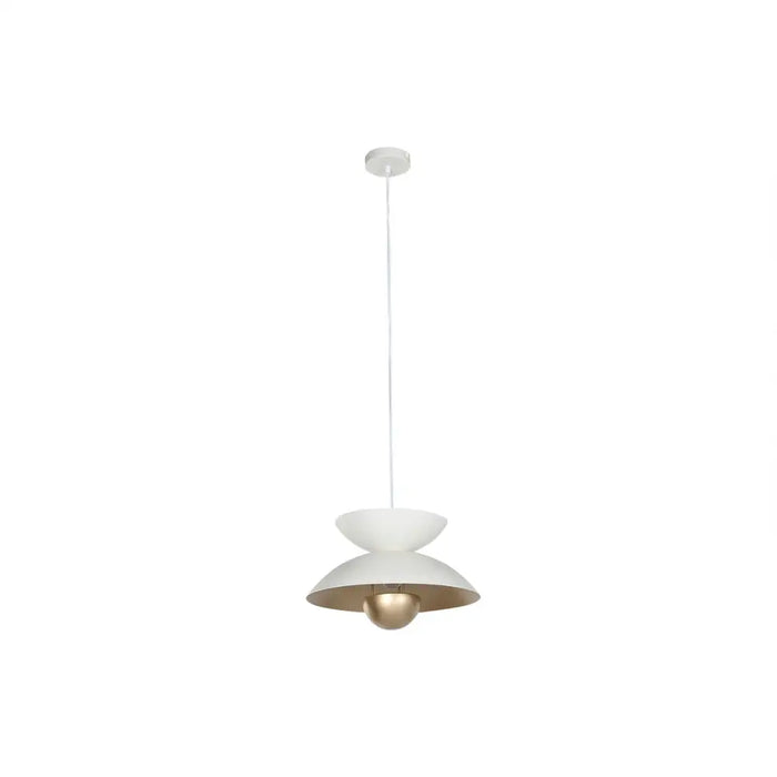 Ceiling Light Home ESPRIT White Golden Metal 50 W 36 x 36 x 22 cm - Декорация и Осветление<<<Дом