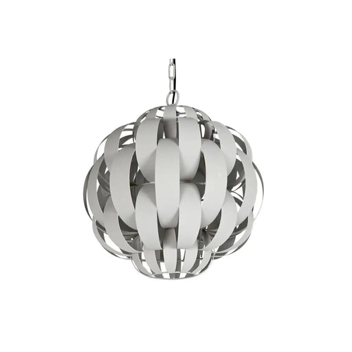 Ceiling Light Home ESPRIT White Metal 50 W 50 x 50 x 53 cm - Декорация и Осветление<<<Дом