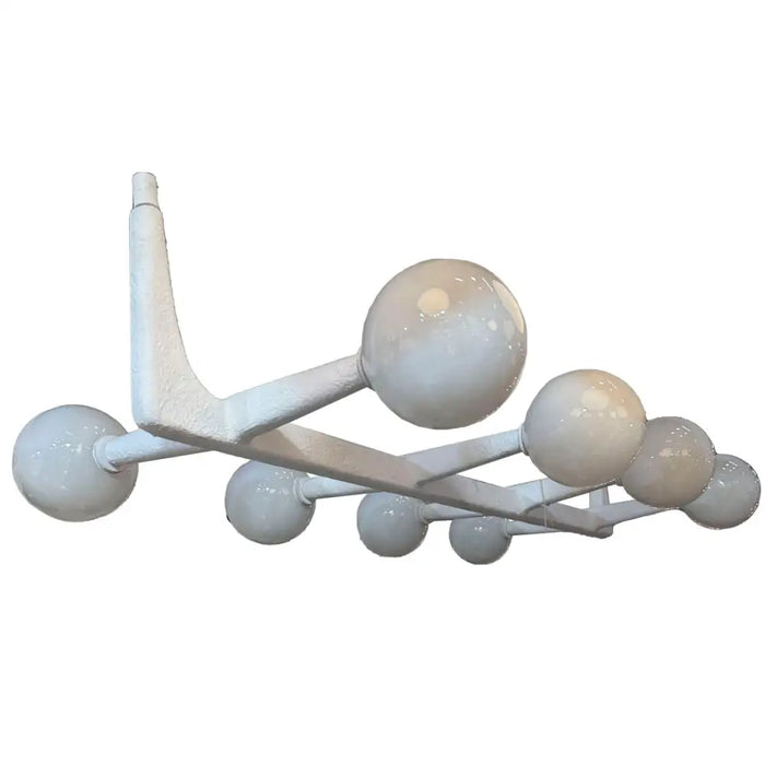 Ceiling Light Home ESPRIT White Metal Crystal 110 x 45 x 23 cm - Декорация и Осветление<<<Дом