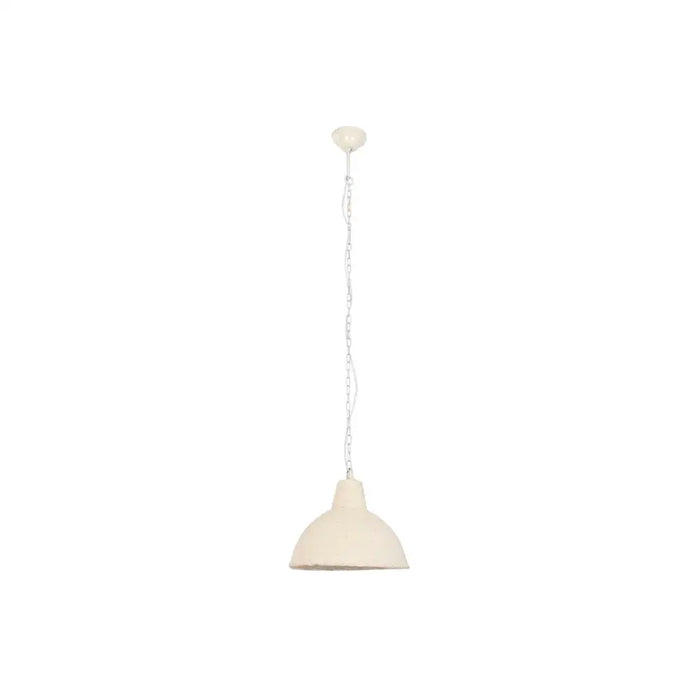 Ceiling Light Home ESPRIT White Paper Iron 50 W 33 x 33 x 26 cm - Декорация и Осветление<<<Дом