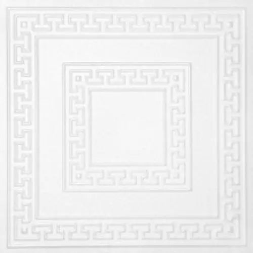 CEILING PANEL XPS 50X50 CM. 2 M2/PACKAGE 0823 WHITE - Таванни панели<<<Стенни и таванни панели<<<Подови и стенни