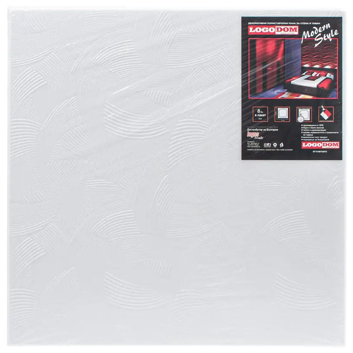 CEILING PANEL XPS 50X50 CM. 2 M2/PACKAGE 8100 WHITE - Таванни панели<<<Стенни и таванни панели<<<Подови и стенни