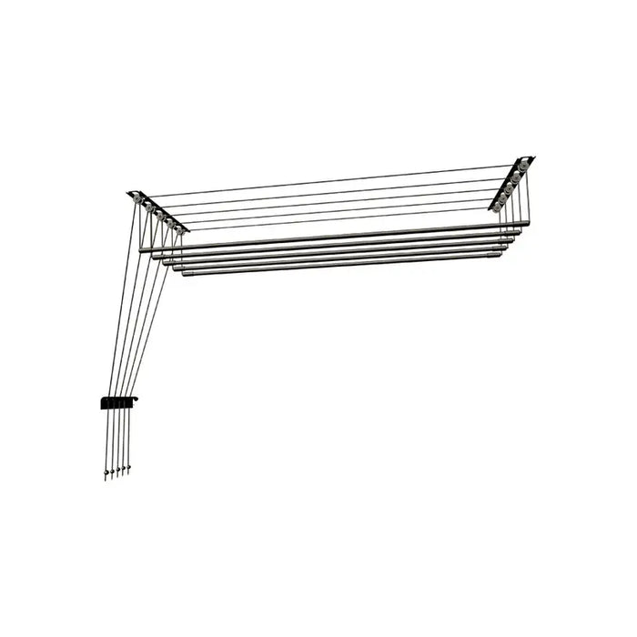 CEILING SPACE CLOTHES DRYER 2 M 6 POSITIONS BLACK MAK - Простори и сушилници<<<Домашни потреби<<<Кухня<<<Praktiker