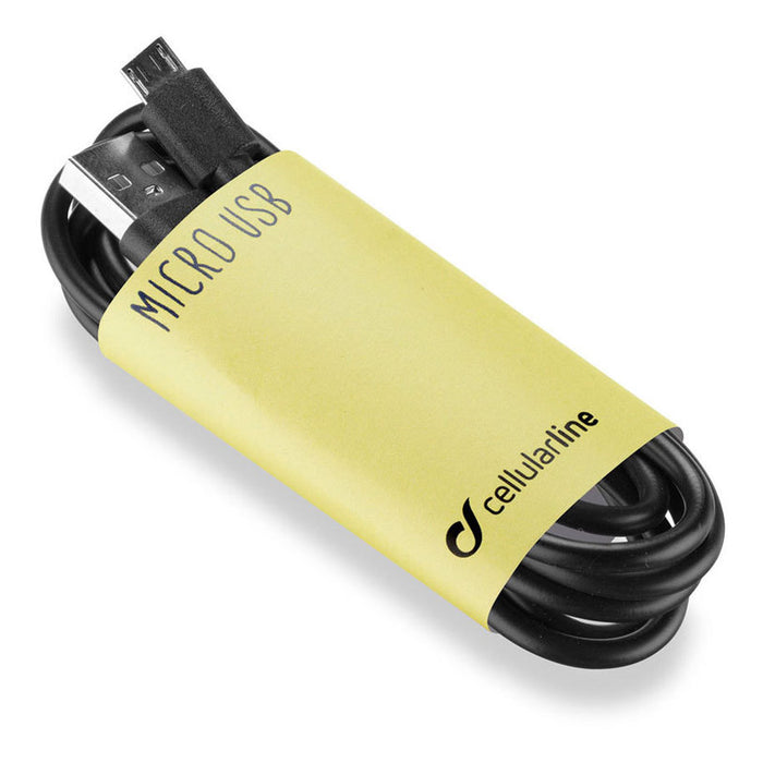 CABLE CELLULAR LINE USB-A TO MICRO USB 90 cm White