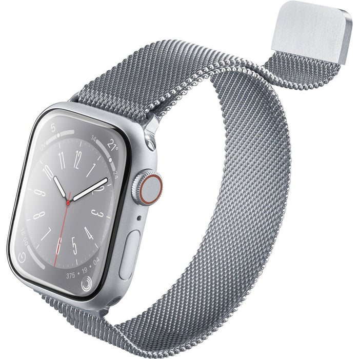 Stainless steel strap with magnetic clasp CELLULAR LINE for Smart Watch APPLE 38/40/41 mm - Silver