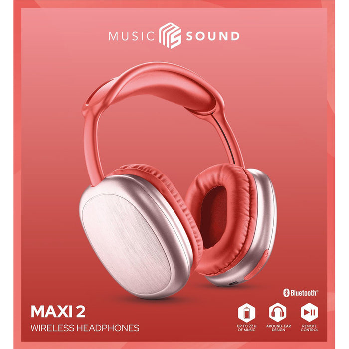 Stereo headphones CELLULAR LINE MAXI 2 RED