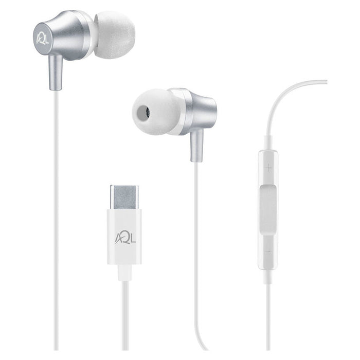 STEREO HEADPHONES SPIRAL TYPE-C WHITE