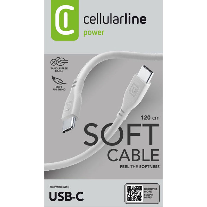 CABLE USB-C TO USB-C 1.2 m GRAY