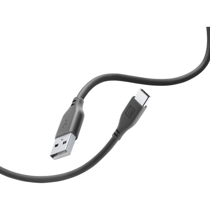CABLE USB-A TO USB-C 1.2 m BLACK