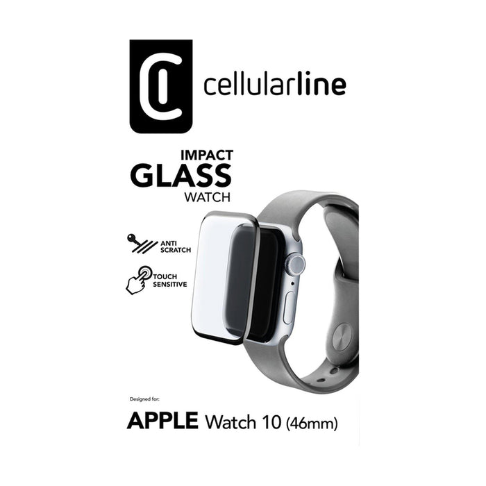 GLASS CELLULAR LINE IMPACT APPLE WATCH 10 46mm