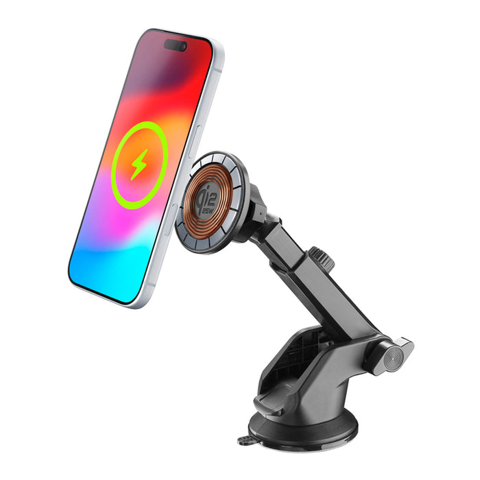 MAGNETIC CAR MOUNT 2in1 MAG Qi2 25W