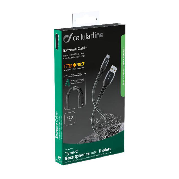 CABLE TETRA FORCE USB-A TO USB-C 1.2 m