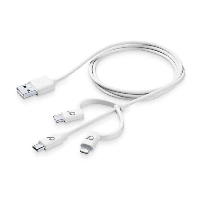 CABLE 3in1 MICRO USB, TYPE-C, LIGHTNING