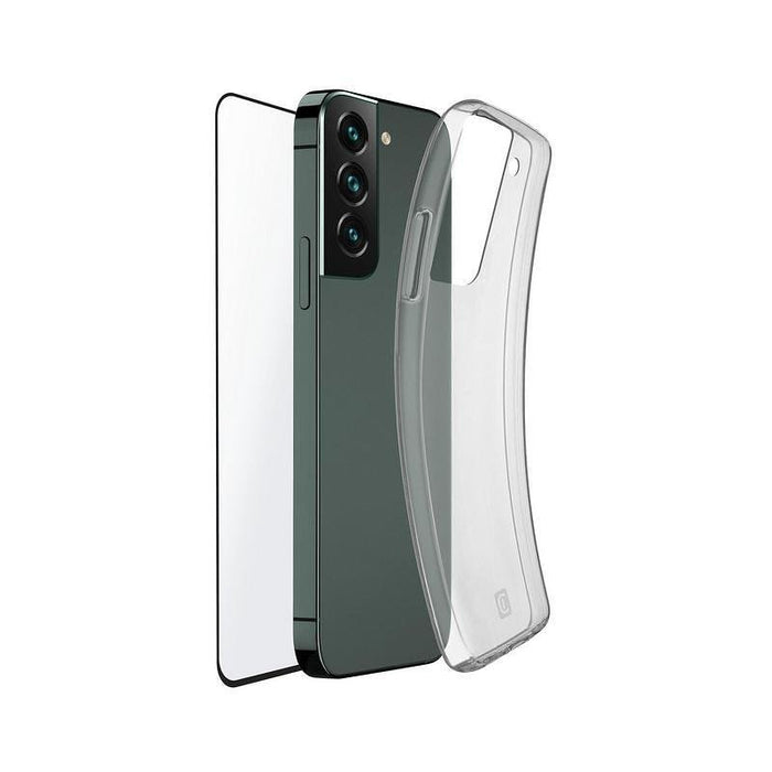 Case Cellularline FINE Samsung Galaxy S22+ and tempered glass