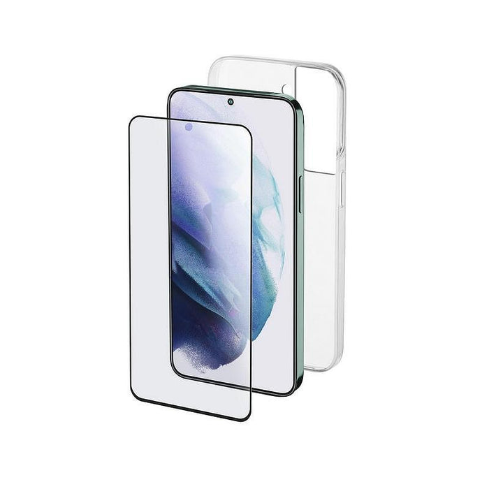 Case Cellularline FINE Samsung Galaxy S22+ and tempered glass