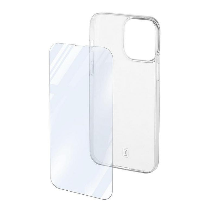 Case Cellularline iPhone 14 Plus transparent + display protector
