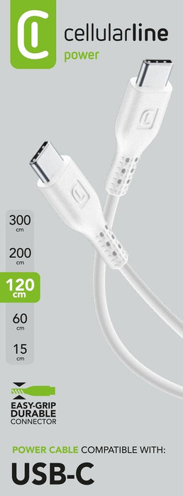 Cable Cellularline Type-C to Type-C MM 1.2M