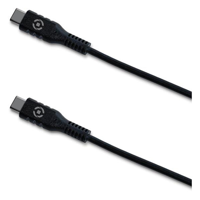 CABLE CELLY USB-C to C 60W 1M BLACK