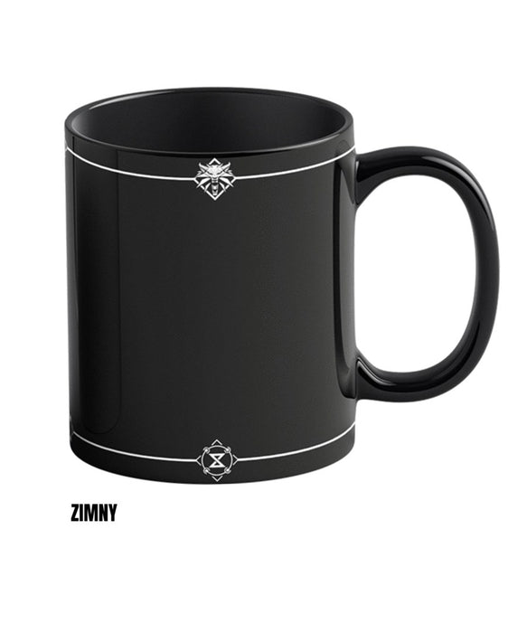 Mug Good Loot The Witcher 3 Art Heat Reveal - Geralt & Ciri 480 ml Black