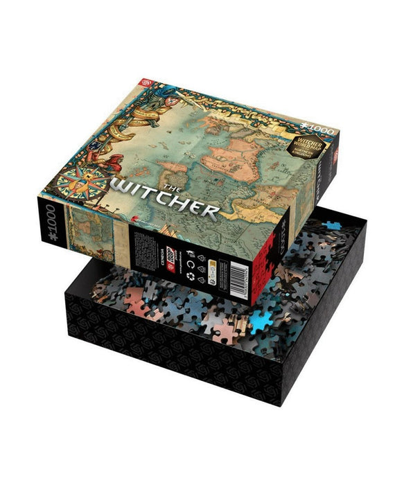 Good Loot The Witcher: Northern Kingdom Map Jigsaw puzzle 1000 pc(s)