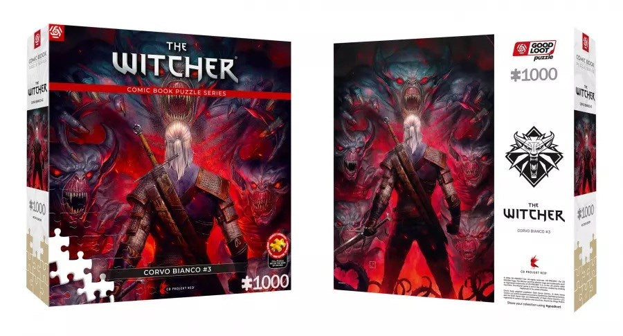 Puzzle Good Loot Comic Book - The Witcher: Corvo Bianco 1000 pc(s)