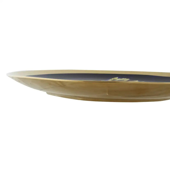 Centerpiece DKD Home Decor Blue Multicolour Porcelain 42 x 42 x 4 cm - Декорация и Осветление<<<Дом
