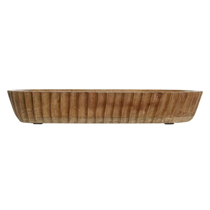 Centerpiece DKD Home Decor Natural Mango wood 32 x 15 x 5 cm 31 x 15 x 5 cm - Декорация и Осветление<<<Дом