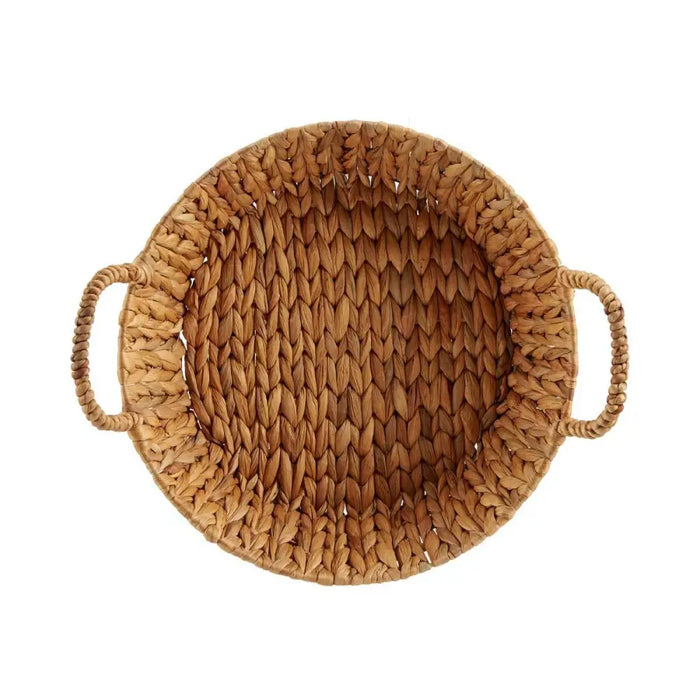 Centerpiece Gift Decor Brown Metal Natural Water hyacinth 39,5 x 16,5 x 35 cm (12 Units) - Украса за средата на масата